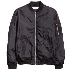 H&M Bomber Jacket Black